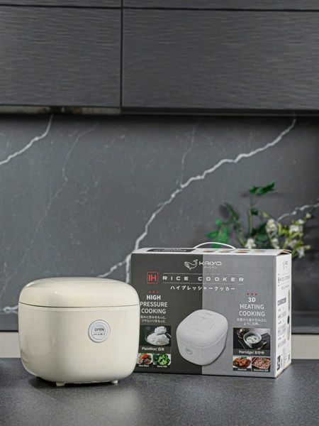 NỒI CƠM ĐIỆN CAO TẦN IH KAIYO SIZE 1L MÀU TRẮNG (KRC-050)