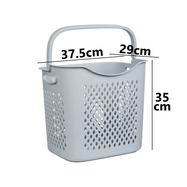 Giỏ nhựa Việt Nhật có quai xách gấp gọn, đựng quần áo, đồ chơi bé