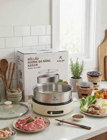 NỒI LẨU - NƯỚNG ĐA NĂNG KAILER KL-LN01