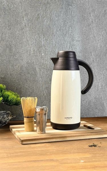 Phích pha trà giữ nhiệt 2 lớp inox có lõi lọc Kaiyo