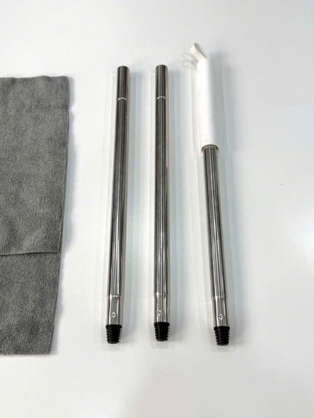 Cây lau nhà kẹp khăn đa năng xoay 360 độ Mirai (kèm 2 khăn lau Microfiber)