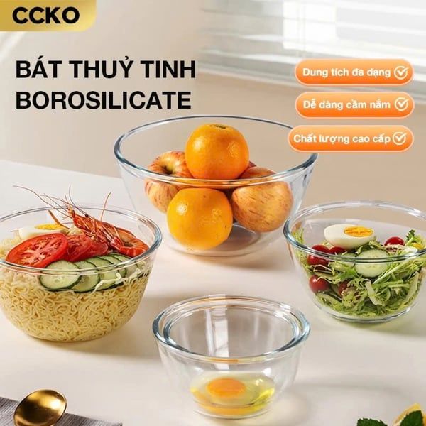 Tô, Bát thủy tinh dày dặn chịu nhiệt CCKO