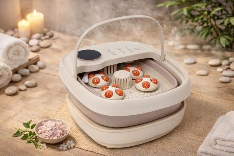 Bồn massage ngâm chân gấp gọn Kailer