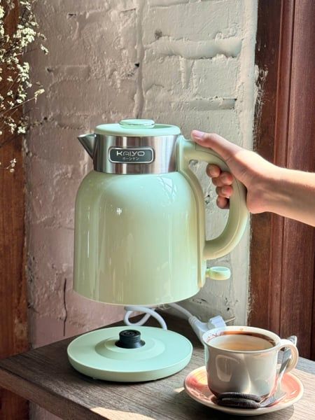 Ấm siêu tốc 2 lớp Cool touch Kaiyo 1.5L