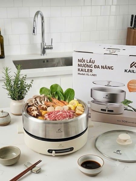 NỒI LẨU - NƯỚNG ĐA NĂNG KAILER KL-LN01