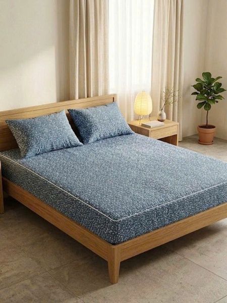 Bộ ga Microfiber mềm mịn kèm 2 vỏ gối