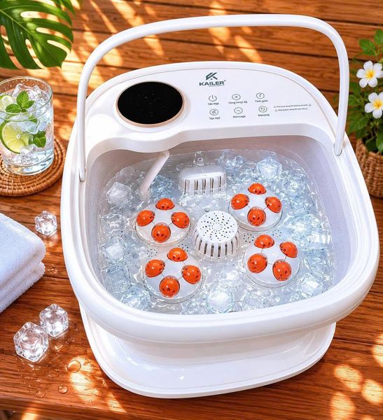 Bồn massage ngâm chân gấp gọn Kailer