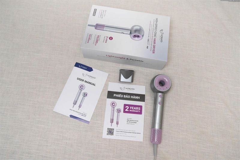 Máy sấy tóc ion âm dòng high speed Kaiyo