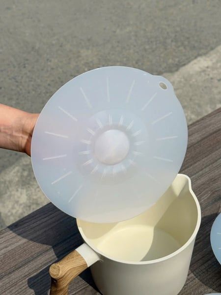 Set 3 nắp đậy thực phẩm silicone Kakusee Nhật Bản