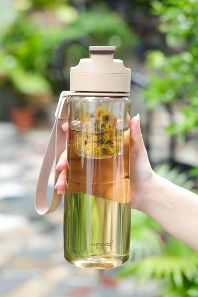 BÌNH TRITAN CÓ LÕI LỌC TRÀ GẮN NAM CHÂM KAIYO, DUNG TÍCH 700ML