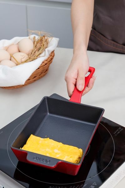 CHẢO GANG OCENO HÌNH CHỮ NHẬT SIZE 14x18cm (OFR-1358)