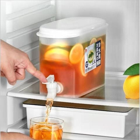 Bình Đựng Nước Có Vòi 3.5L Việt Nhật, Đựng Nước Trà, Nước Trái Cây Để Tủ Lạnh