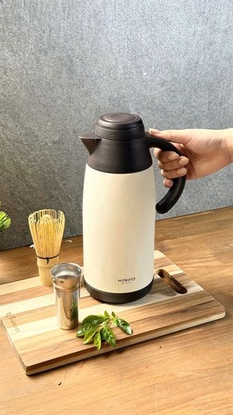 Phích pha trà giữ nhiệt 2 lớp inox có lõi lọc Kaiyo