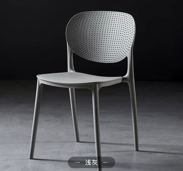 Ghế nhựa đúc nguyên khối ST 50*46*45,5CM