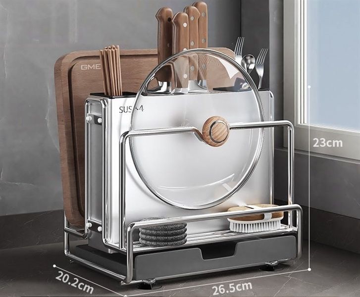 Kệ đựng dao thớt INOX 304