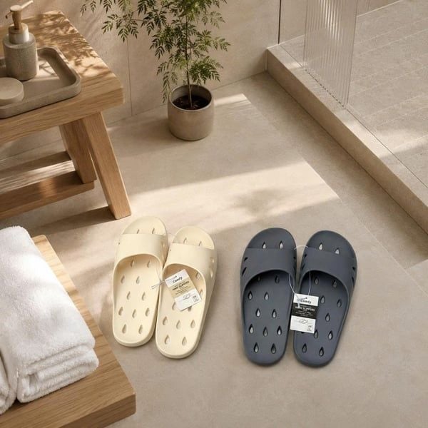 Dép lỗ nhà tắm siêu nhẹ chống trượt Comfy