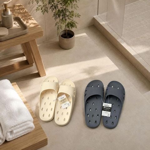 Dép lỗ nhà tắm siêu nhẹ chống trượt Comfy