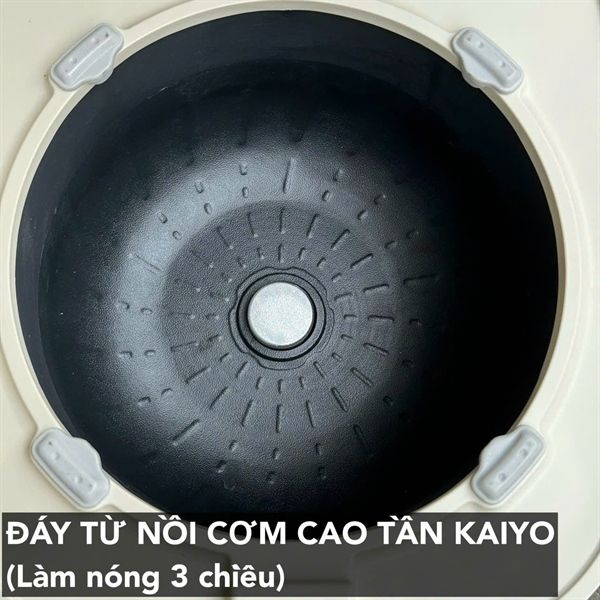 NỒI CƠM ĐIỆN CAO TẦN IH KAIYO SIZE 1L MÀU TRẮNG (KRC-050)