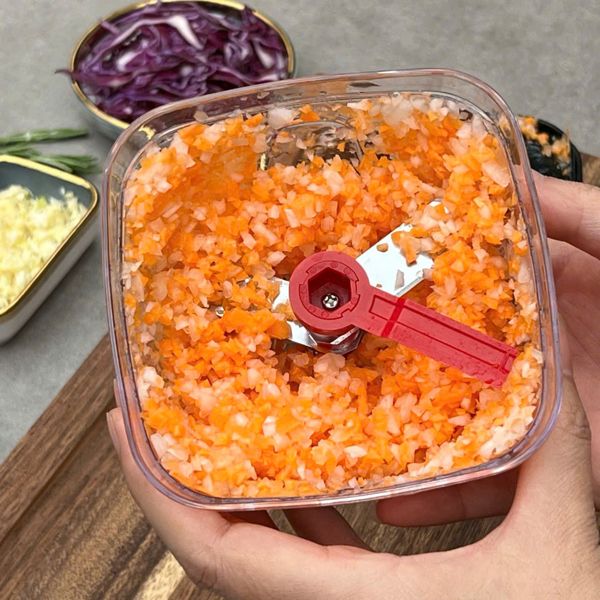 Xay tỏi ớt Kaiyo cầm tay màu đỏ