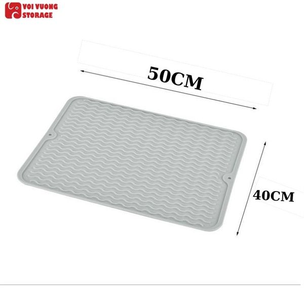 Tấm úp chén đĩa ly dụng cụ nhà bếp ráo nước đa năng