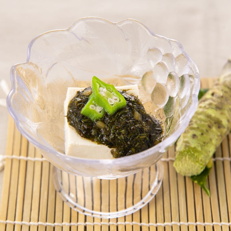 Rong biển Akamoku tẩm gia vị「味付アカモク(わさび風味)」