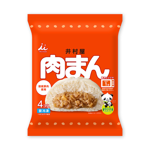 Bánh Bao Imuraya Nhân Thịt「4コ入肉まん」