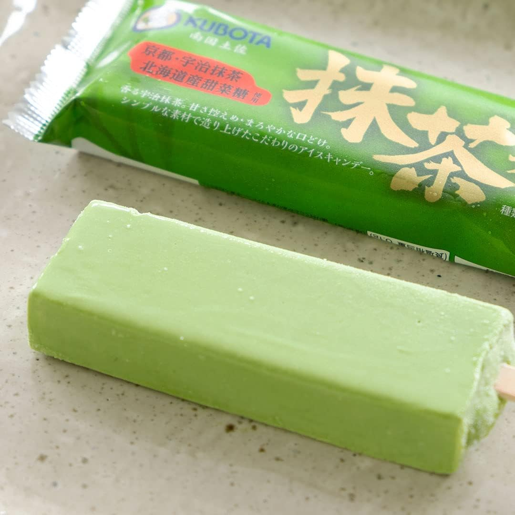 [COMING SOON] Kem Que Trà Xanh Kubota 「《冷凍》久保田食品. 抹茶アイスキャンデー 」