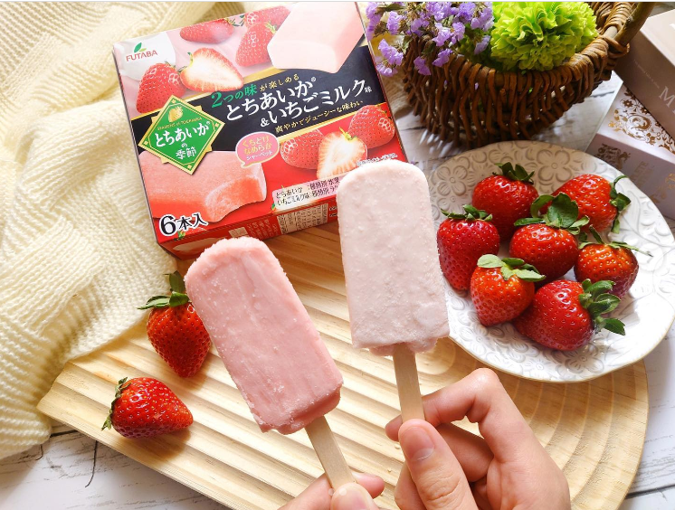 Kem Sữa Dâu Tây Tochiaika「とちあいか＆いちごミルク」