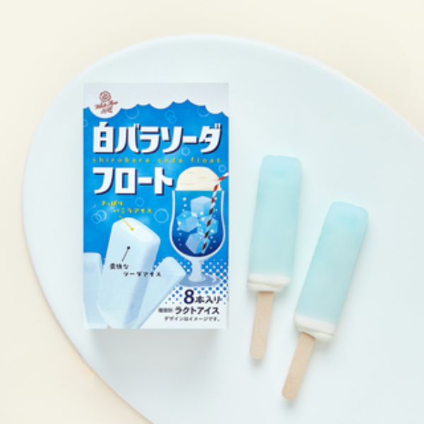 [COMING SOON] Kem Vị Soda Kem Sữa Sirobara「白バラソーダフロート」