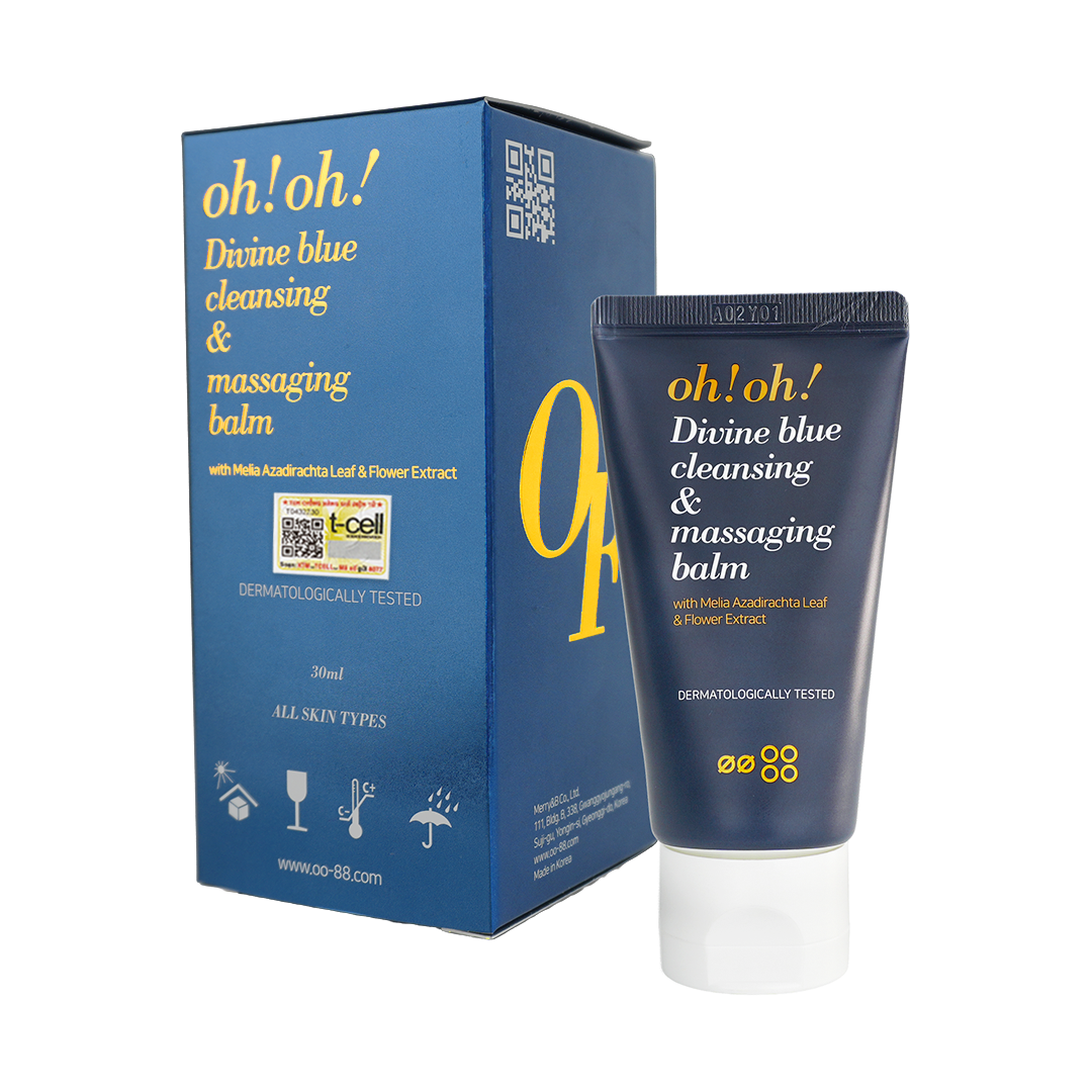  Sáp Tẩy Trang Làm Sạch Sâu, Trẻ Hóa Da oh!oh! Divine Blue Cleansing & Massaging Balm (150ml/ 30ml) 