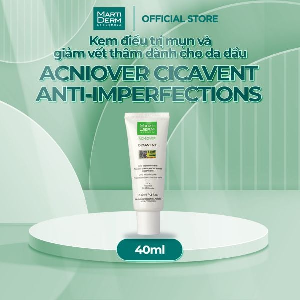  Kem Dưỡng Giảm Mụn & Mờ Vết Thâm - MartiDerm Acniover Cicavent (40ml) 