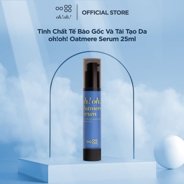  Tinh Chất Tế Bào Gốc, Tái Tạo Da oh!oh! Oatmere Serum (with 4.5% Oat Extract & 9,9ppm EGF) (25ml) 