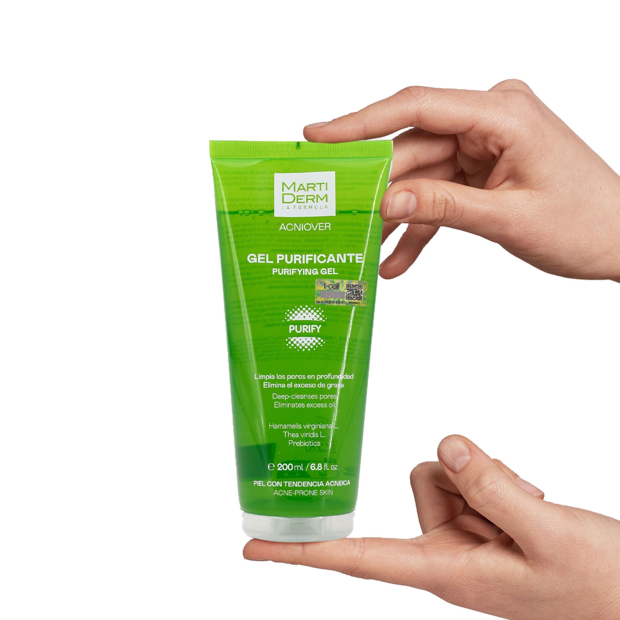  Gel Rửa Mặt Cho Da Dầu Mụn - MartiDerm Acniover Purifying Gel (200ml) 