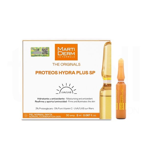  Ampoule Dưỡng Ẩm & Làm Săn Chắc Da Ban Ngày - MartiDerm The Originals Proteos Hydra Plus SP 