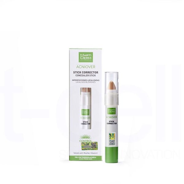  Bút Che Khuyết Điểm & Làm Giảm Mụn - MartiDerm Acniover Cover Stick Corrector (15ml) 