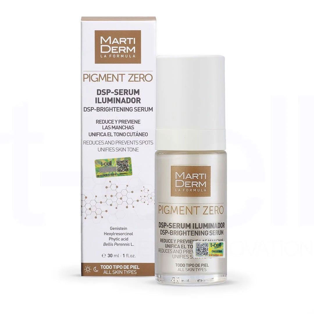  Tinh Chất Làm Sáng Da, Mờ Thâm - MartiDerm Pigment Zero DSP Serum Illuminator (30ml) 