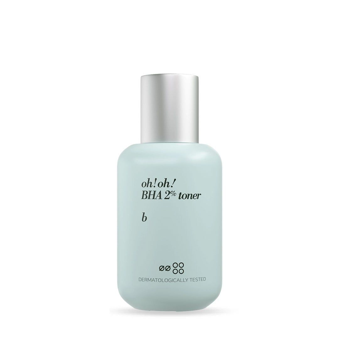  Nước Cân Bằng 2% BHA Tẩy Tế Bào Chết, Làm Sạch Sâu Da oh!oh! BHA 2% (Salicylic Acid) toner : b (75ml) 