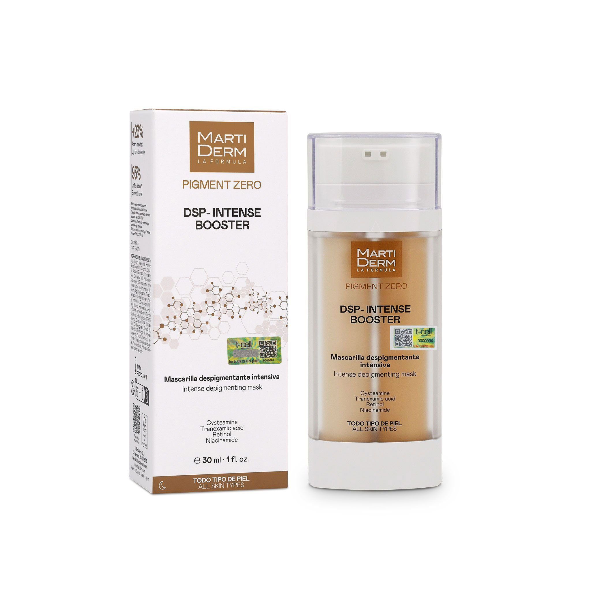  [MỚI RA MẮT] Mặt nạ điều trị sắc tố da chuyên sâu - MartiDerm DSP-Intense Booster (30ml) 