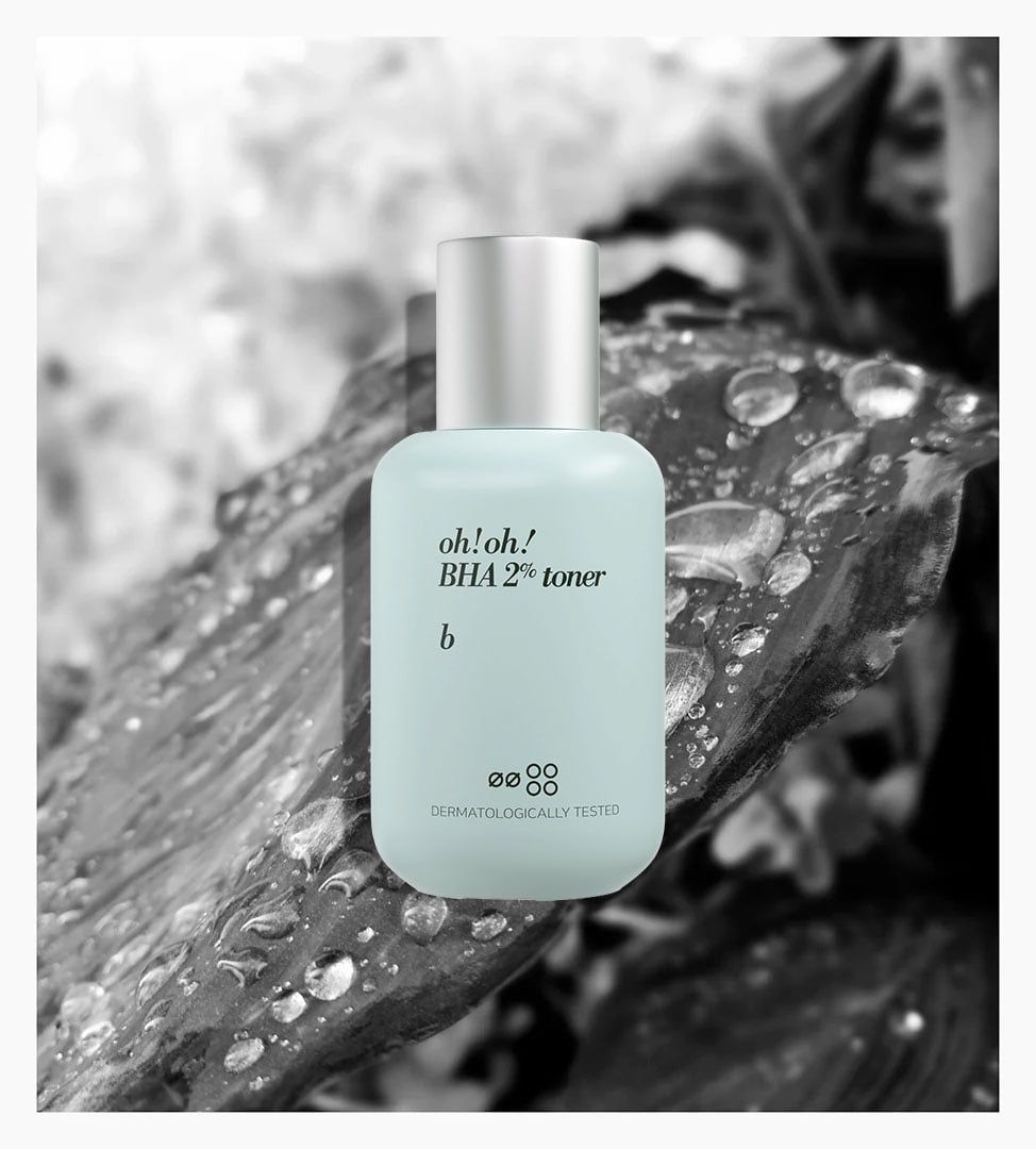  Nước Cân Bằng 2% BHA Tẩy Tế Bào Chết, Làm Sạch Sâu Da oh!oh! BHA 2% (Salicylic Acid) toner : b (75ml) 