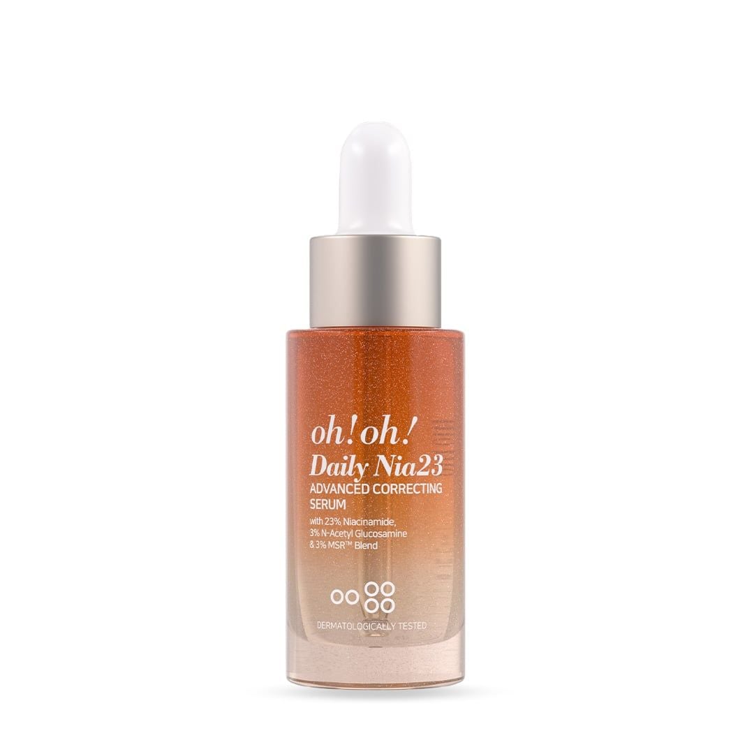  [MỚI RA MẮT] Tinh Chất Sửa Chữa Sắc Tố Chuyên Sâu, Sáng Da & Giảm Thâm Nám oh!oh! Daily Nia23 Advanced Correcting Serum (with 23% Niacinamide) (30ml) 