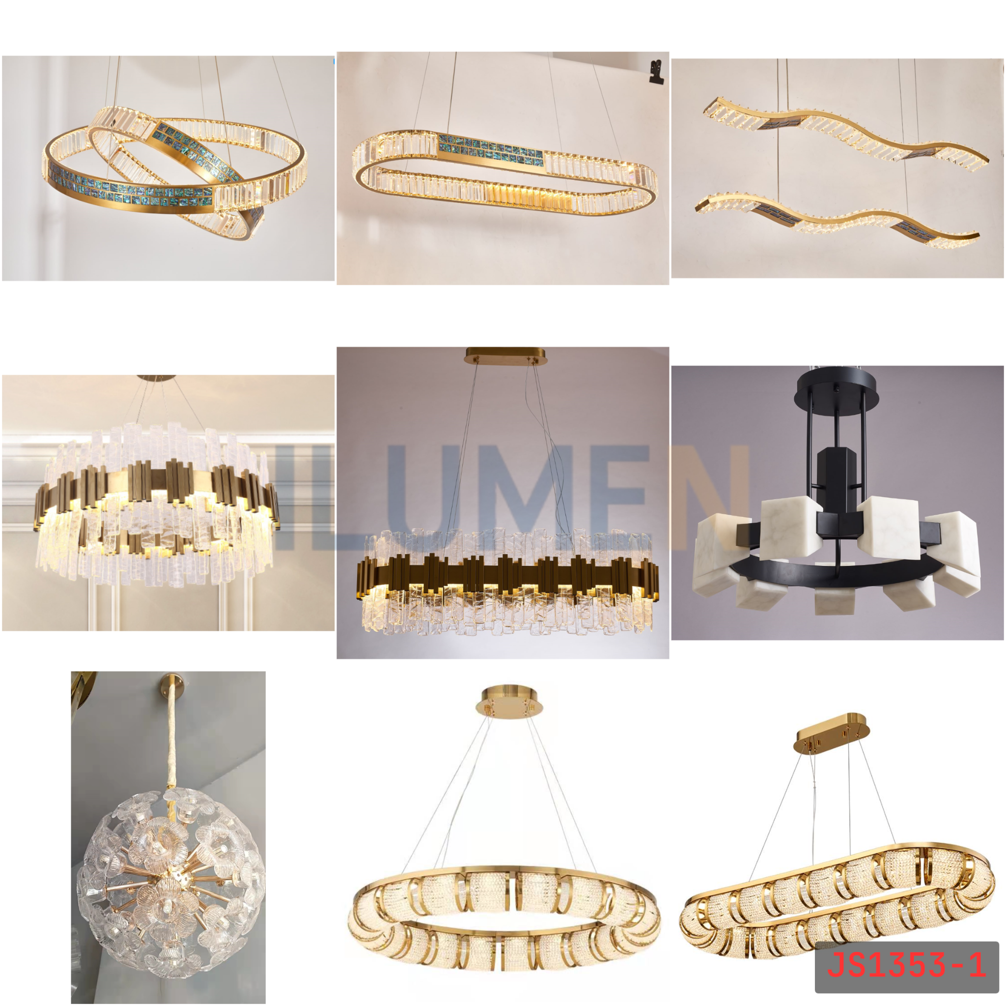  Catalog Đèn Treo Pha Lê - JS1353 