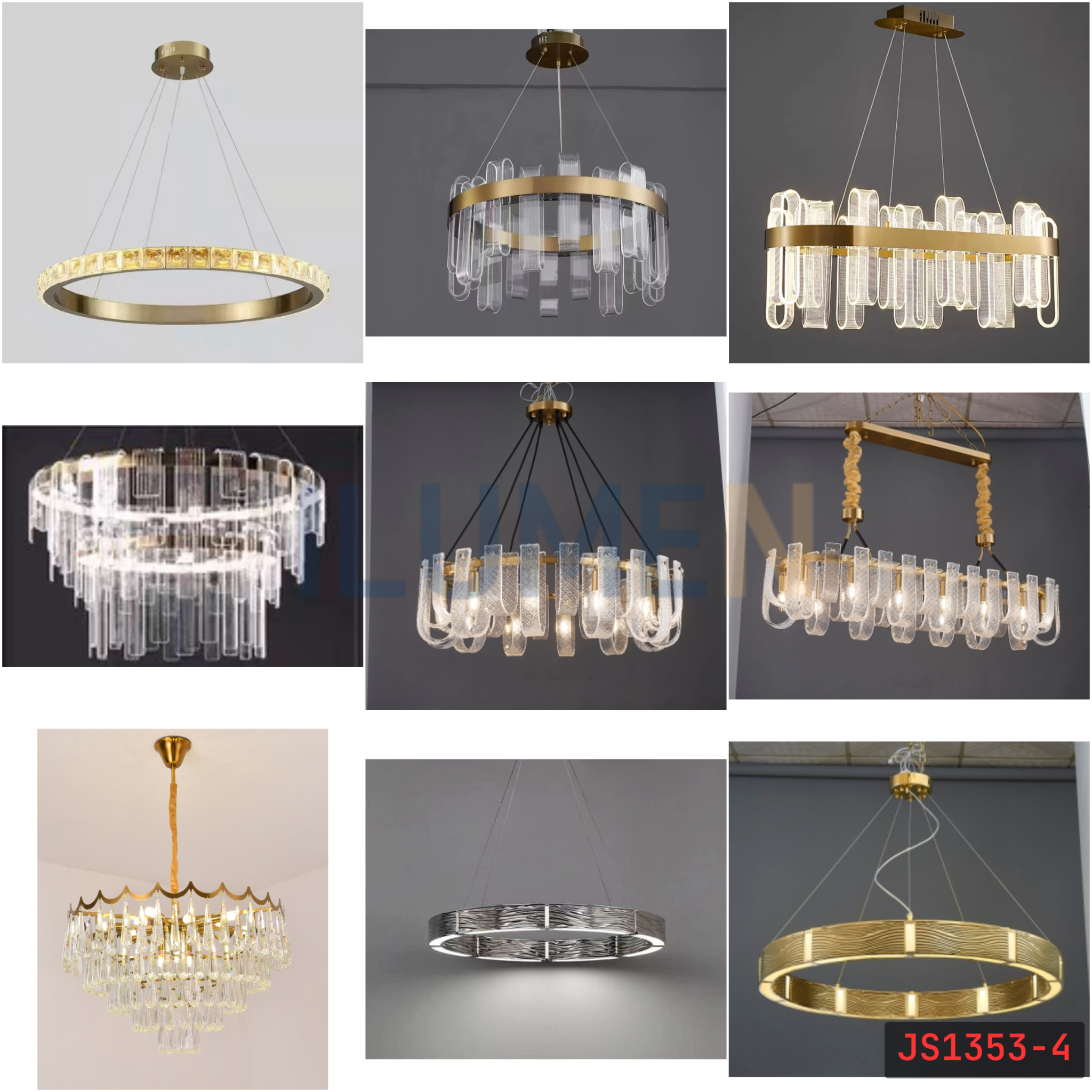  Catalog Đèn Treo Pha Lê - JS1353 