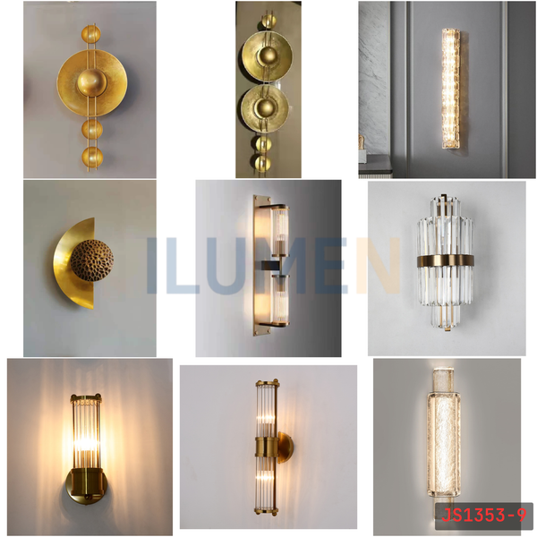  Catalog Đèn Tường Thủy Tinh - JS1353 