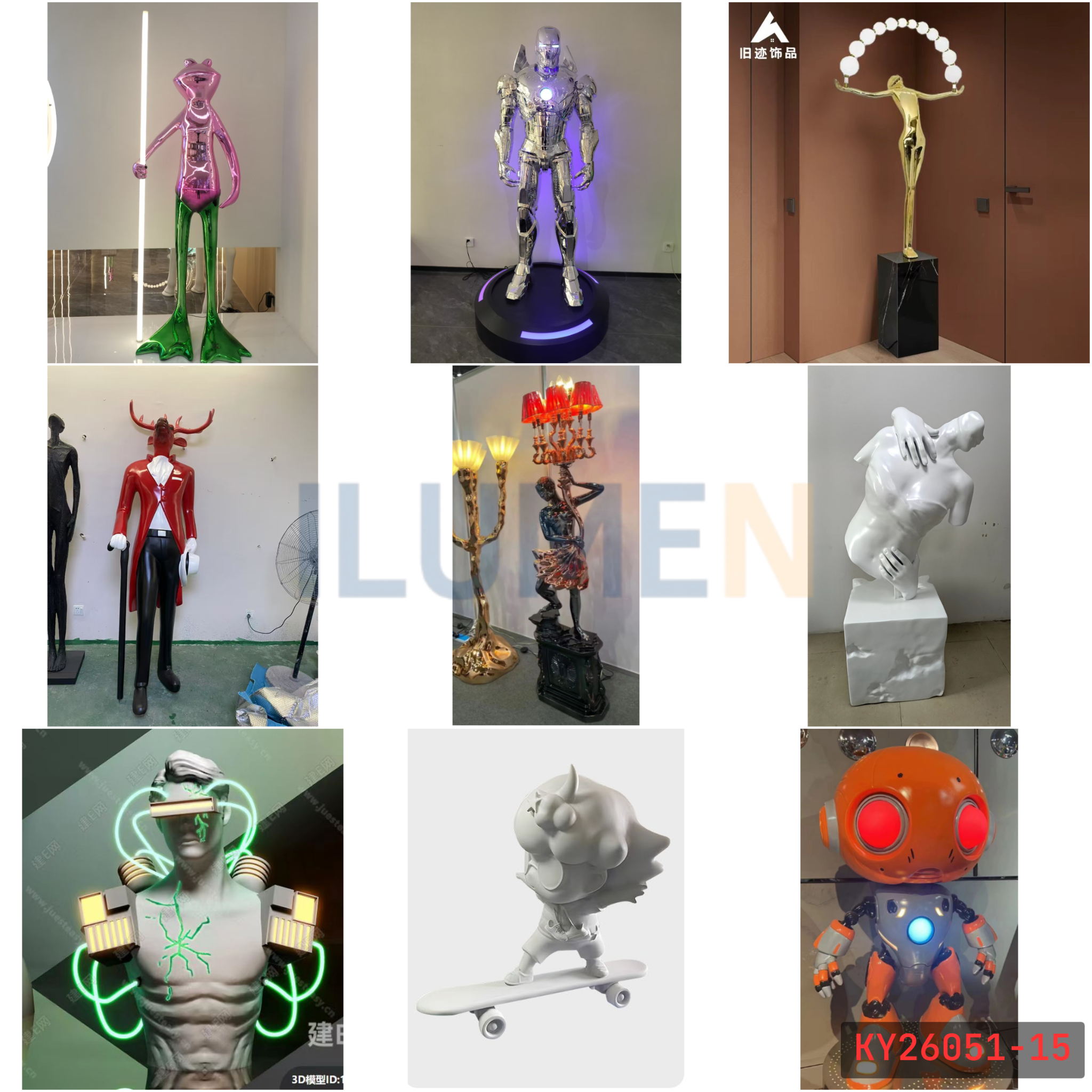  Catalog Đèn Resin - KY26051 