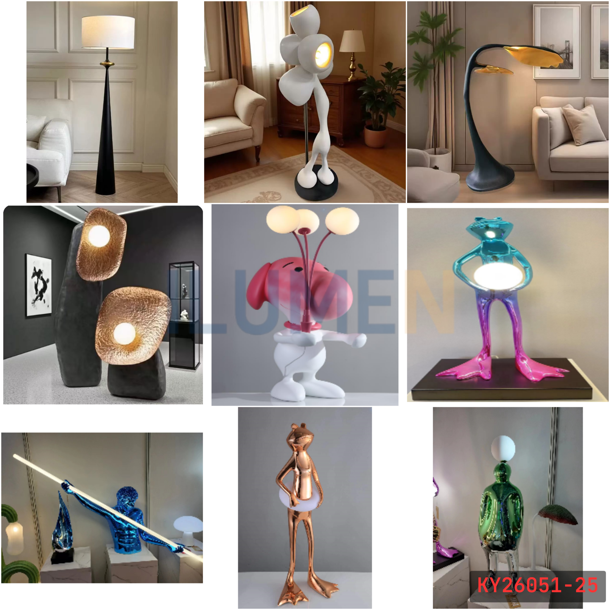  Catalog Đèn Resin - KY26051 