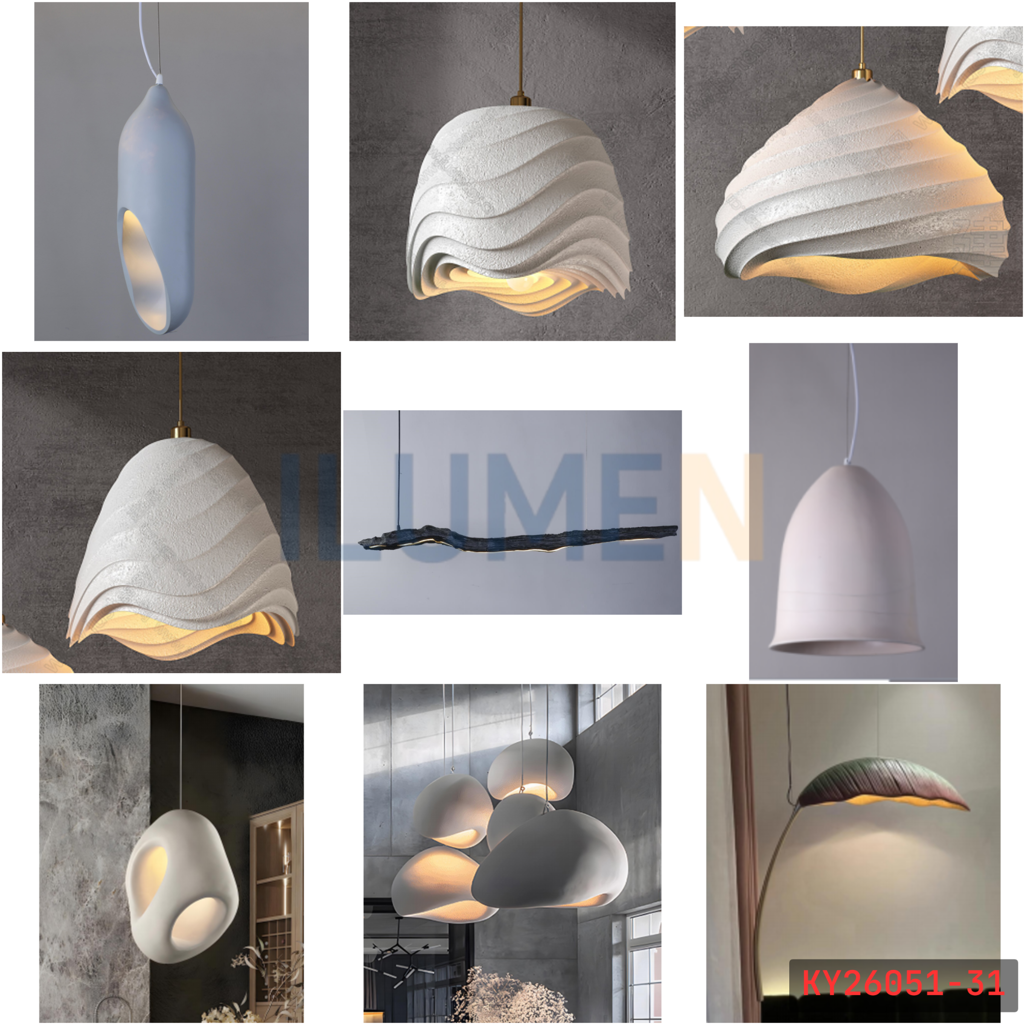  Catalog Đèn Resin - KY26051 
