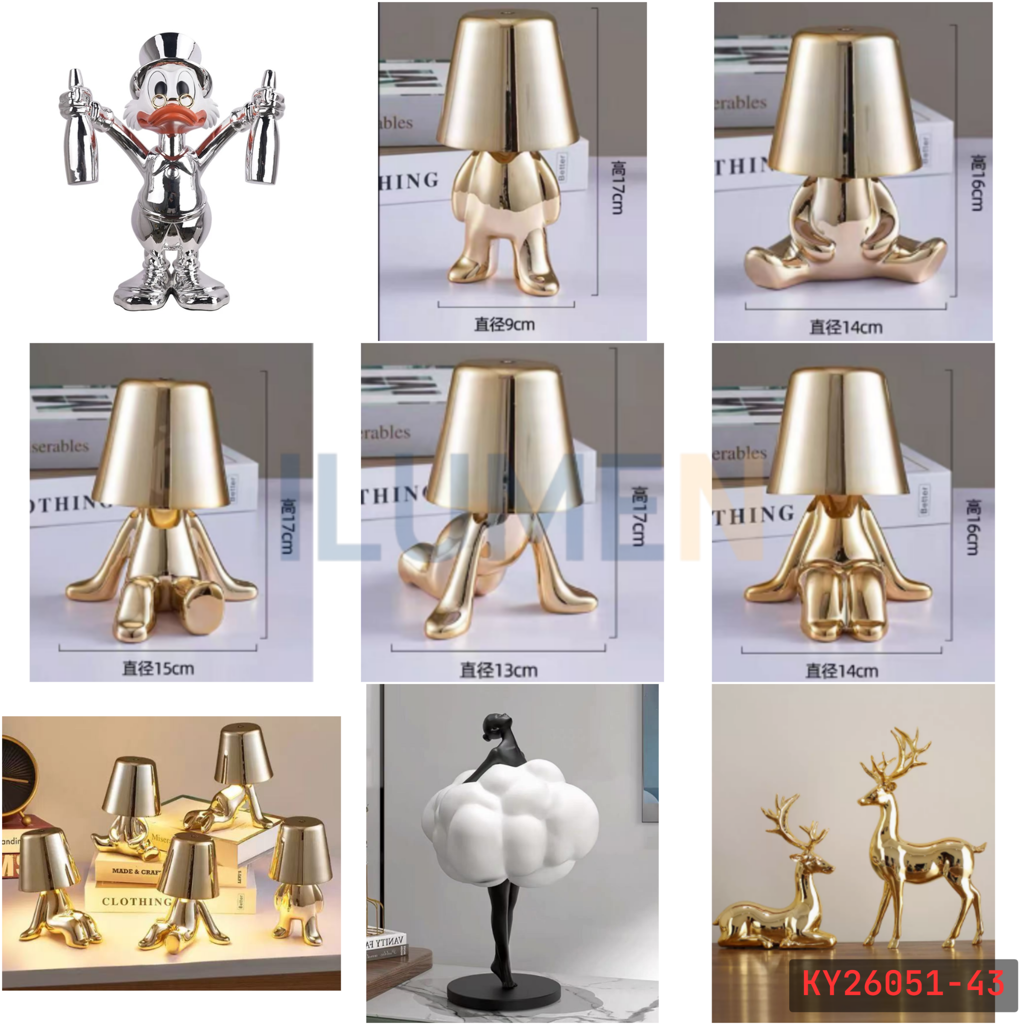  Catalog Đèn Resin - KY26051 