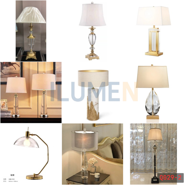  Catalog Đèn Bàn Pha Lê - Q029 