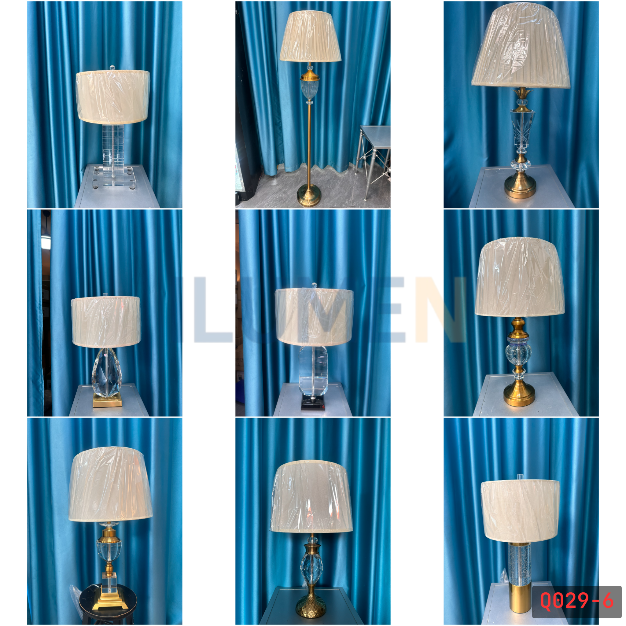  Catalog Đèn Bàn Pha Lê - Q029 