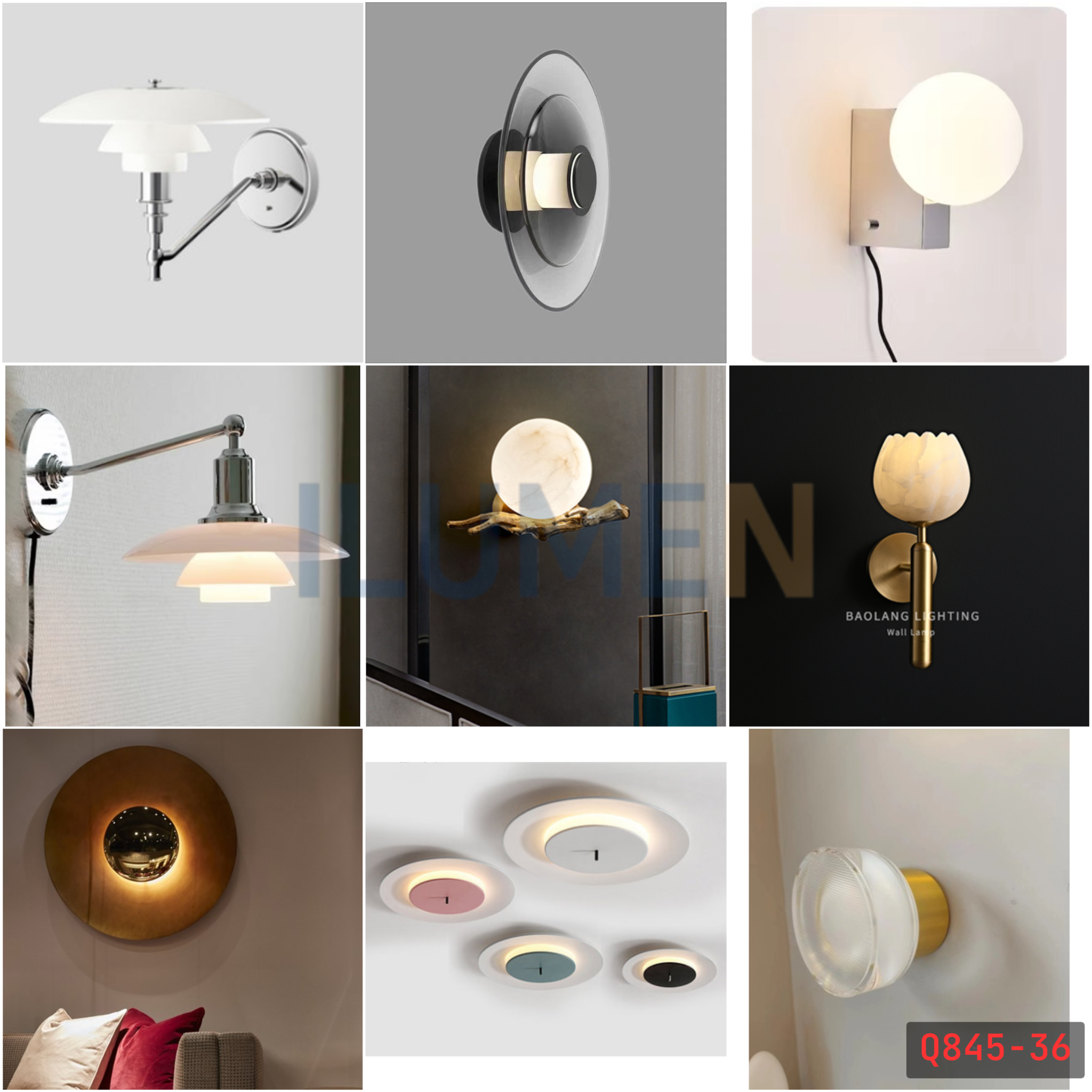  Catalog Đèn Tường - Q845 